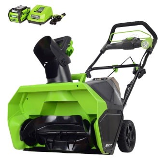 Снегоуборщик аккумуляторный G-MAX 40V GREENWORKS GD40STK6