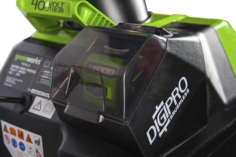 Снегоуборщик аккумуляторный G-MAX 40V GREENWORKS GD40SB2K