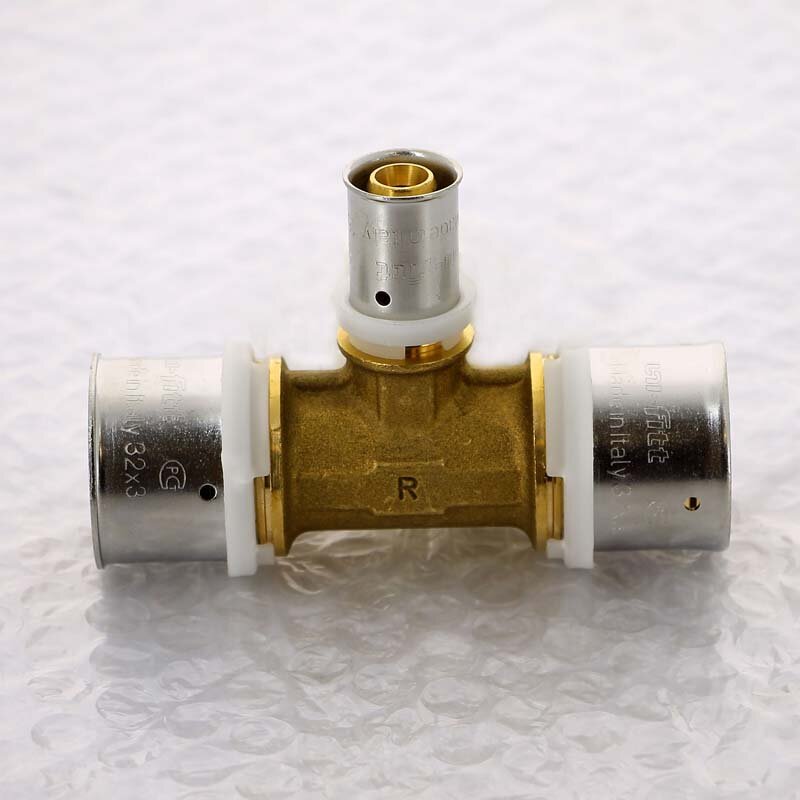 Тройник пресс UNI-FITT 32х16х32
