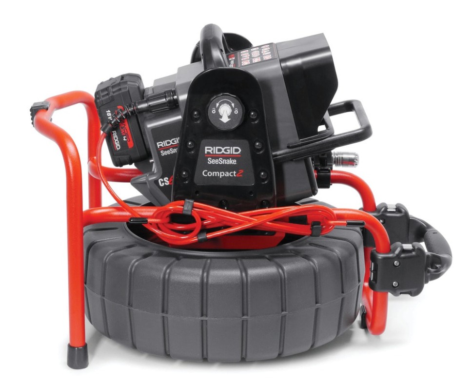 Видеосистема RIDGID SeeSnake Compact2 с монитором CS6Pak, аккумулятором и зарядным устройством