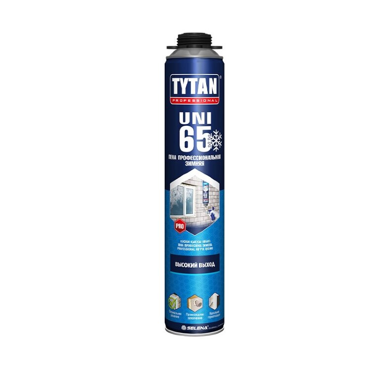 Пена профессиональная Tytan 65 Uni зимняя (750 мл)