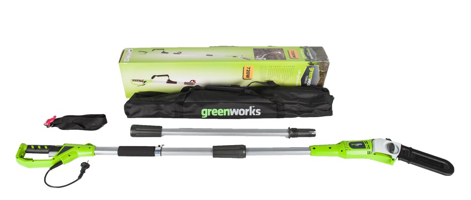 Высоторез-сучкорез электрический 720W GREENWORKS GPS7220