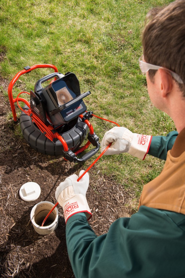 Видеосистема RIDGID SeeSnake MAX RM200A с монитором CS6X, аккумулятором, зарядным устройством и адаптером