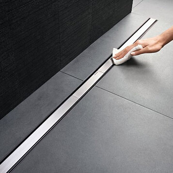 Лоток душевой Geberit CleanLine20: L=30-90см, электрополированная нержавеющая сталь