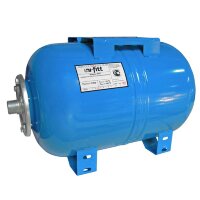 Гидроаккумулятор WAO для водоснабжения горизонтальный UNI-FITT присоединение 1 24л