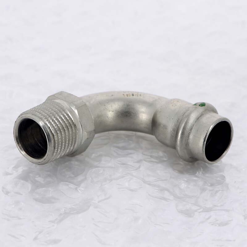 Угол пресс-Н нержавеющая сталь Sanpress Inox VIEGA 15x1/2