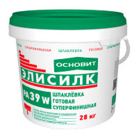 Шпаклевка суперфинишная Основит Элисилк PA39 W готовая белая (28 кг)