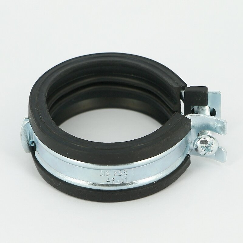 Хомут для труб Walraven KSB1 М8 1 1/2 (48-51 мм) 1 винт. с уплотн. epdm, быстрый замок
