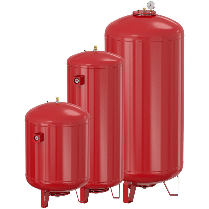 Расширительный бак Flamco Flexcon RM 110л красный 110/3 - 10bar заменяемая мембрана