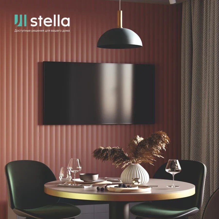 Панель МДФ Dune Stella De Luxe 2700х200х10 Mauve (упак. 2 шт = 1,08м²)