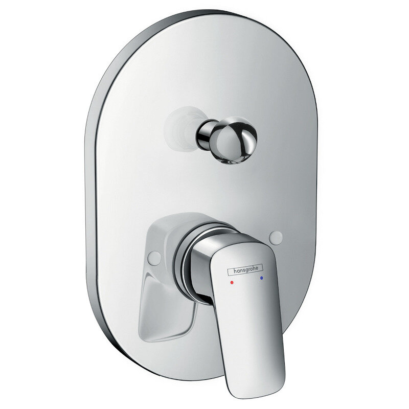 Смеситель для ванны HansGrohe HG Logis СМ хром овальный