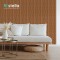 Панель реечная МДФ Stella De Luxe Beats Light Пекан 2700x119x16 (уп. 4шт = 1,285м²)