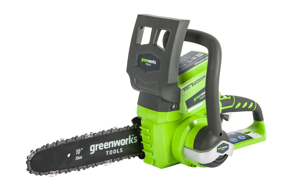 Пила цепная аккумуляторная G-24 24V GREENWORKS G24CS25