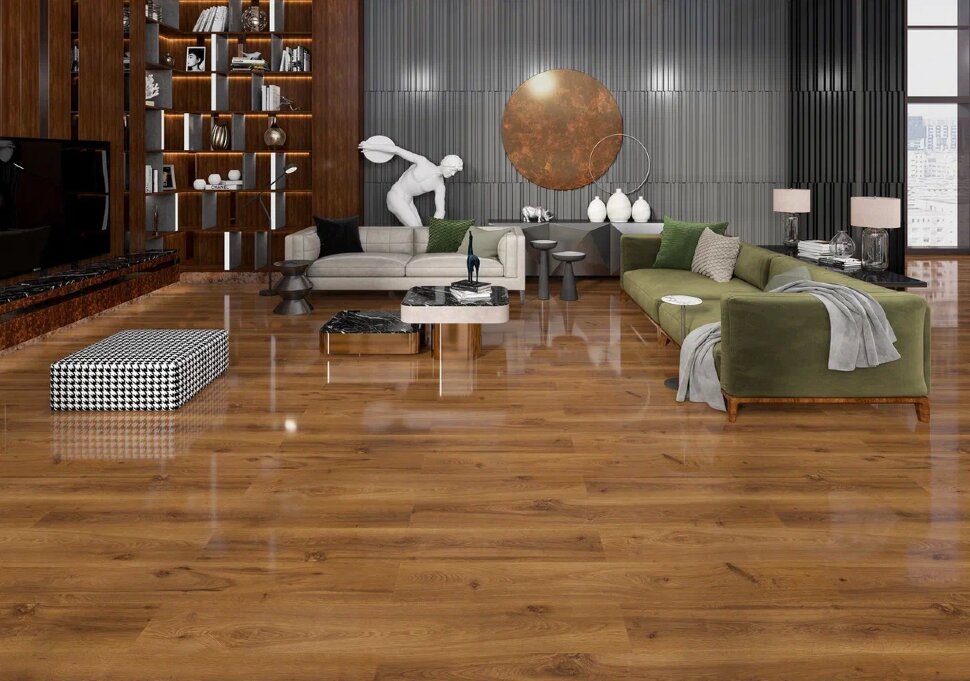 Ламинат MostFlooring High Glossy 11912 (упак. 10 шт = 2.0446 м²)