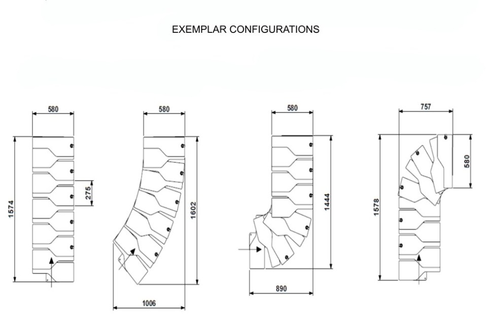Модульная лестница DOLLE ATHENA Anthracite