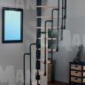 Винтовая лестница Suono 120x60 см