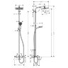 Душевая система HansGrohe HG Crometta E Showerpipe 240 1jet с термостатическим смесителем для ванны хром