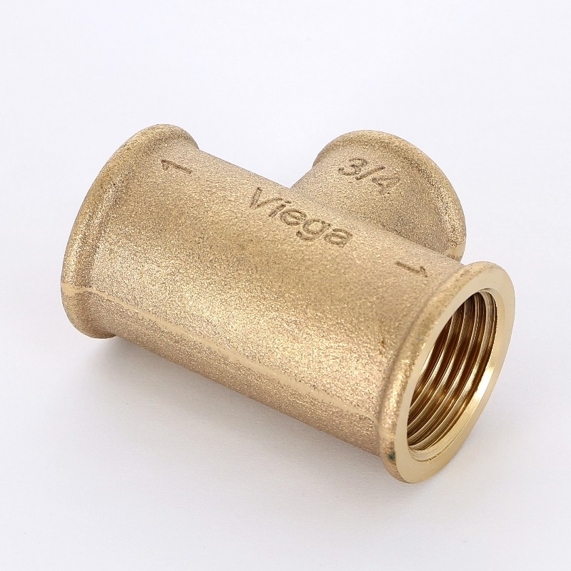 Тройник В бронза VIEGA 1x3/4x1