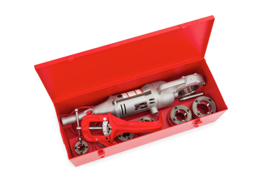 Клупп электрический резьбонарезной RIDGID 700 + комплект головок 1/2-2, струбцина и кейс