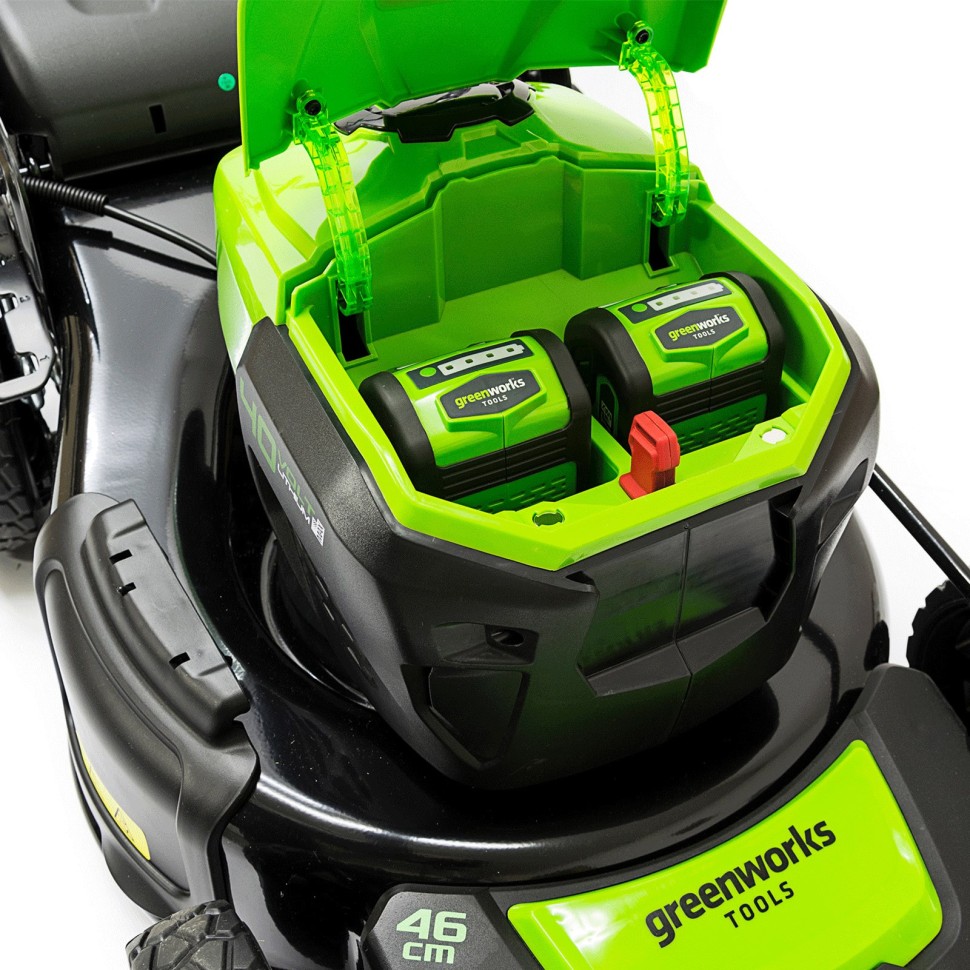 Газонокосилка аккумуляторная G-MAX 40V GREENWORKS GD40LM46SPK6X