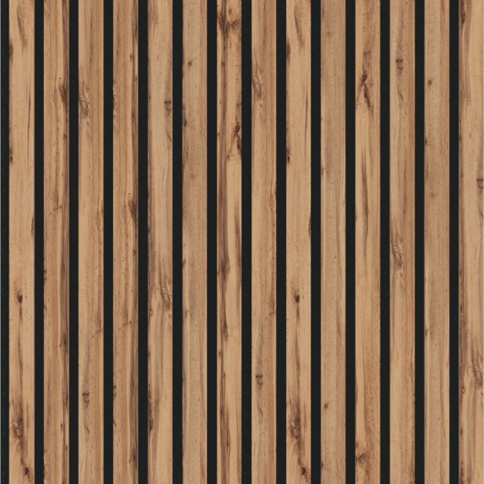 Панель МДФ Стеновая Акустическая Stella Trend Light Пекан 900х600х21 мм (1шт = 0,54м²)