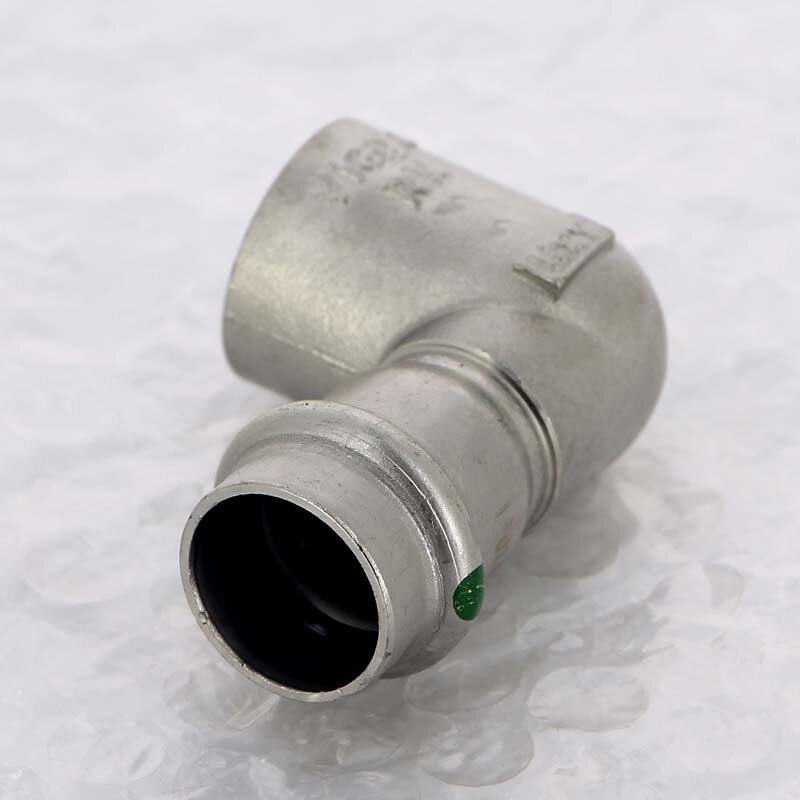 Угол пресс-В компактный нержавеющая сталь Sanpress Inox VIEGA 18х1/2
