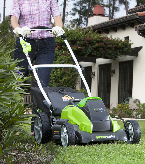 Газонокосилка аккумуляторная G-MAX 40V GREENWORKS G40LM45K6