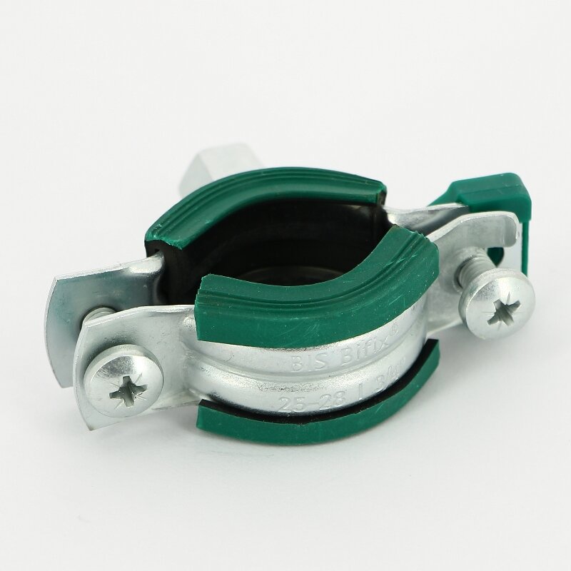 Хомут Bifix G2 BUP М8/М10 Walraven 3/4 (25-28 мм) 2-х винт. с уплотн. epdm, быстрый замок