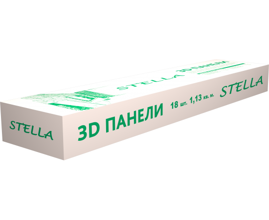 Панели МДФ 3D STELLA Standard Дуб Санремо Белый (упак. 18шт = 1,13м²)