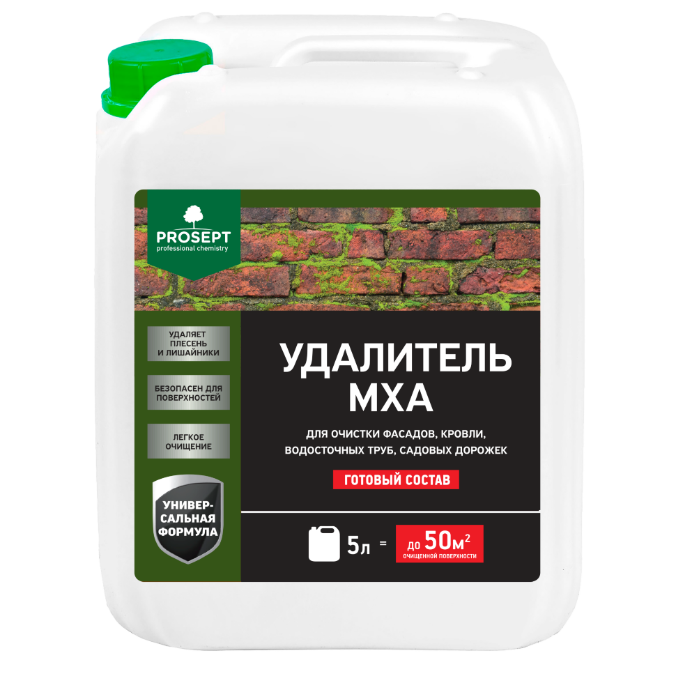Удалитель мха  /готовый состав/ 5 л (упак. 4 шт)