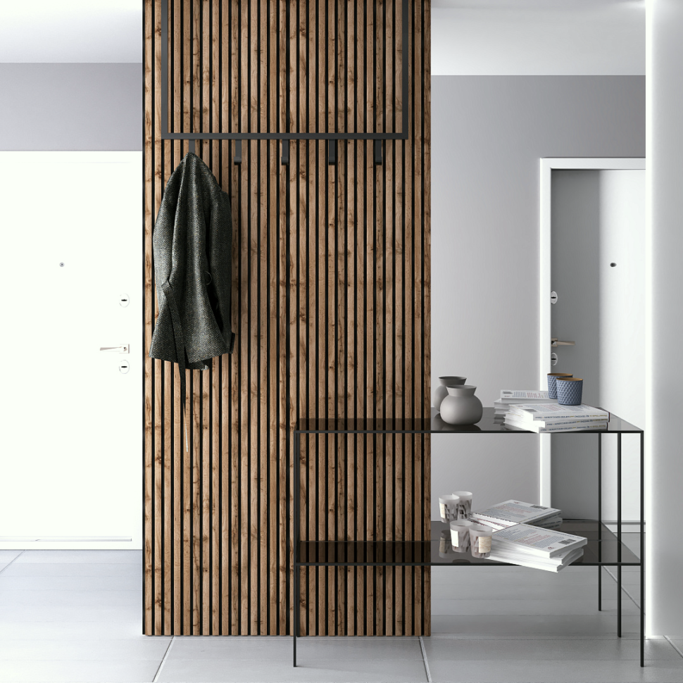 Панель МДФ Стеновая Акустическая Stella Trend Light Пекан 2780х600х21 мм (1шт = 1,668м²)