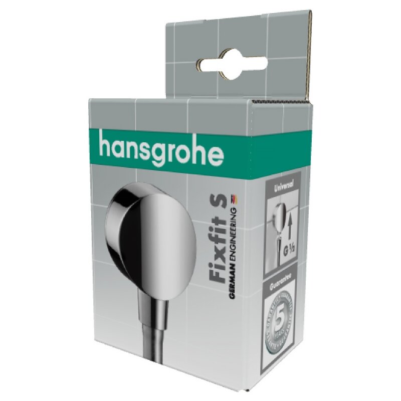 Шланговое подсоединение HansGrohe HG FixFit S без клапана обратного тока хром