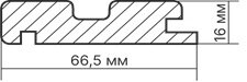 Профиль Старт МДФ Stella Beats De Luxe Black Lead 2700x66,5x16 (упак. 4шт)