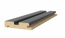 Профиль Старт МДФ Stella Beats De Luxe Black Lead 2700x66,5x16 (упак. 4шт)