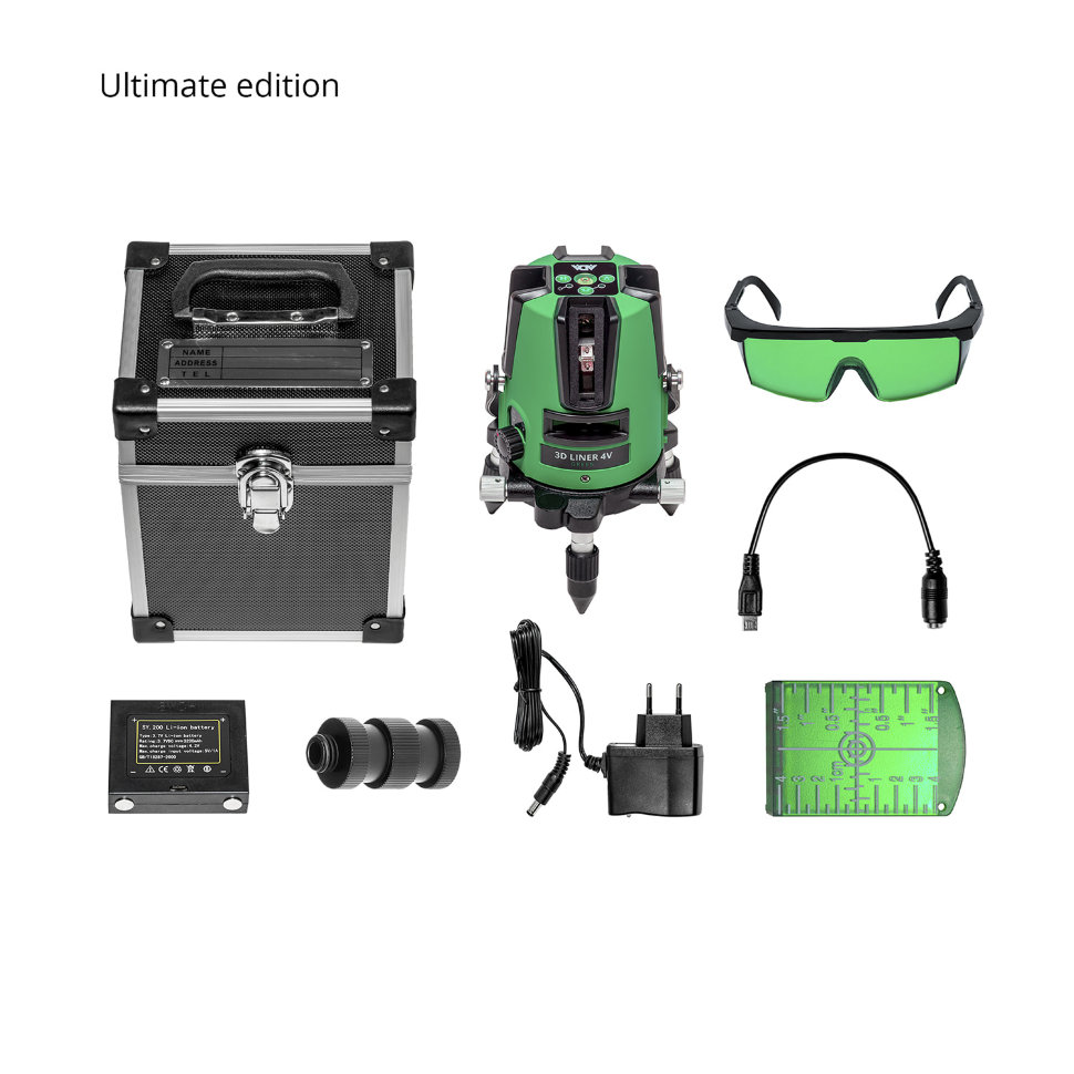 Нивелир лазерный ADA 3D LINER 4V GREEN
