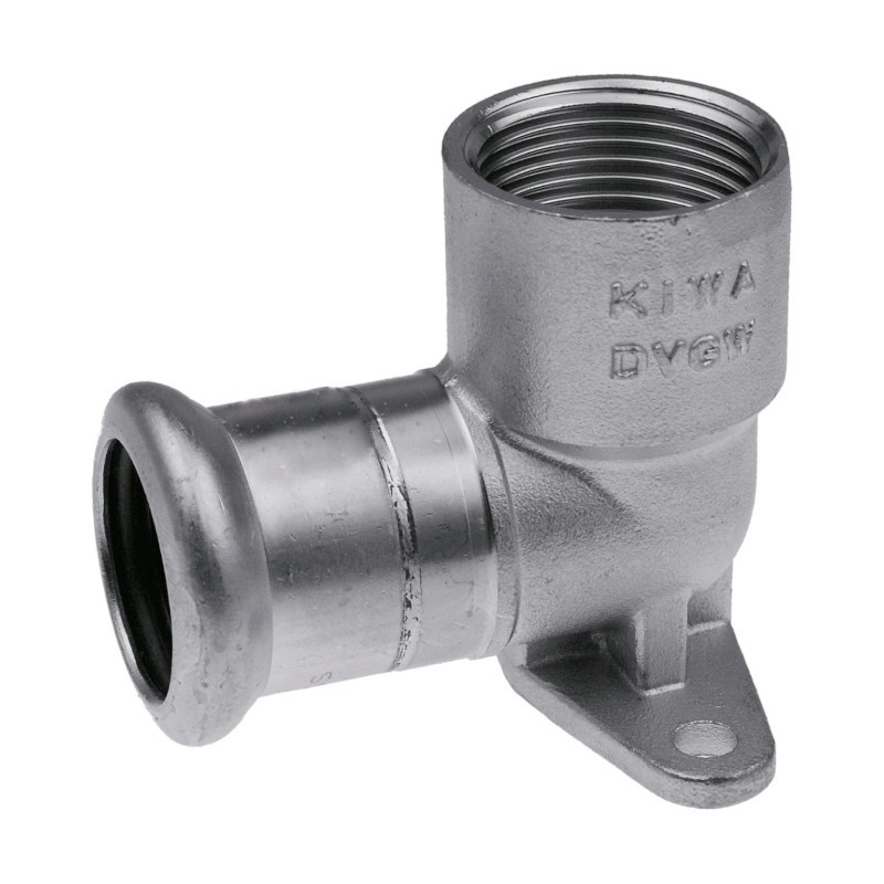 Водорозетка KAN пресс-В 22 x 3/4 короткая нерж сталь Therm Inox