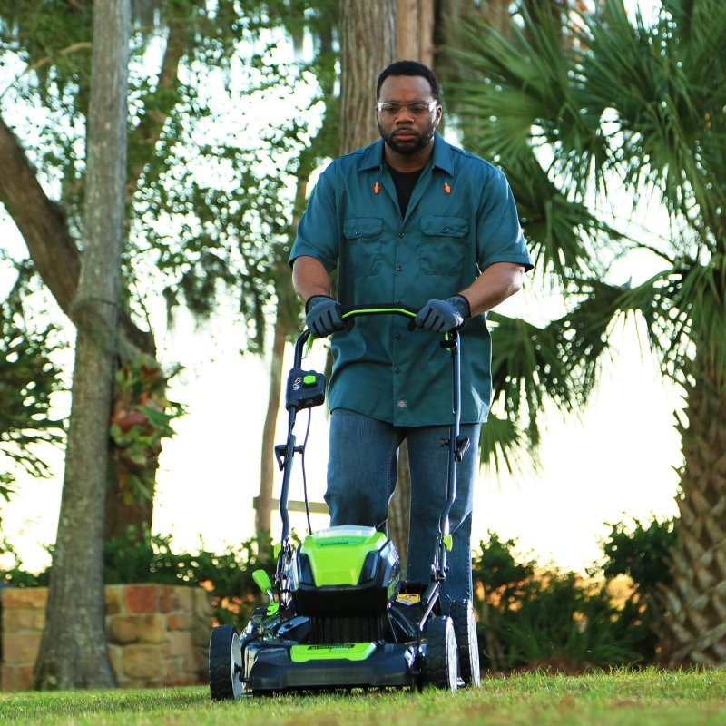 Газонокосилка аккумуляторная 80V GREENWORKS GD80LM51 UB