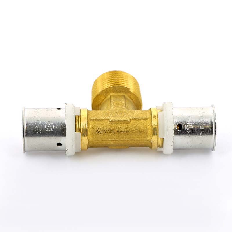 Тройник пресс-Н UNI-FITT 20х3/4х20