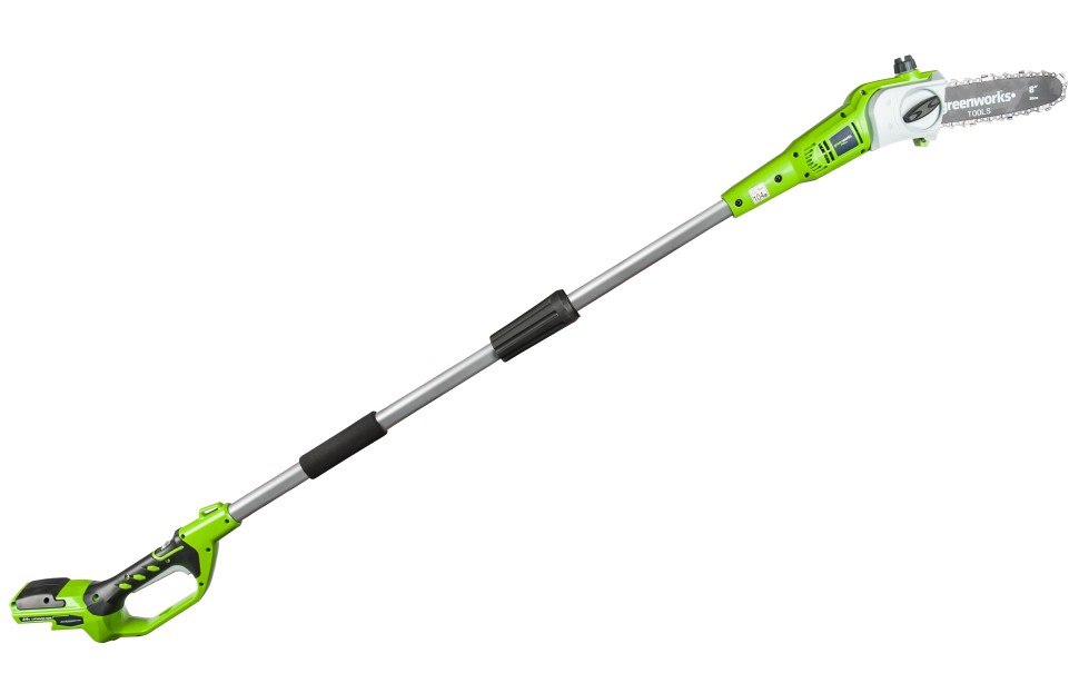 Высоторез-сучкорез телескопический аккумуляторный G24 24V GREENWORKS G24PS20K2