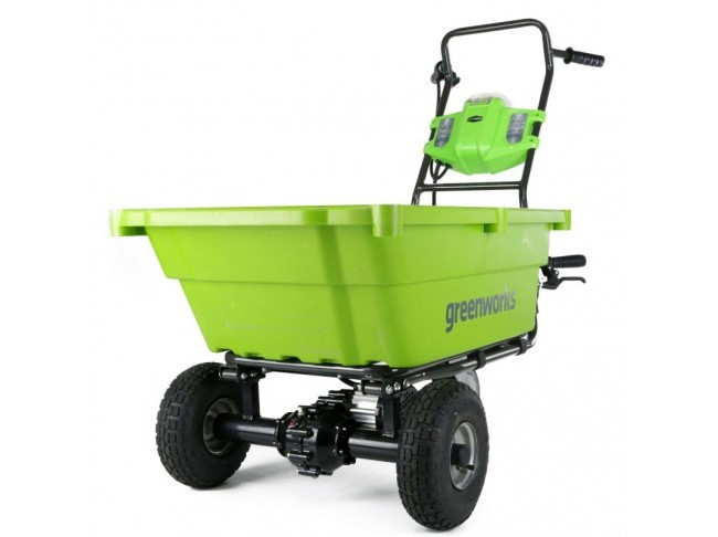 Тележка садовая самоходная 106 л G-MAX 40V GREENWORKS G40GC