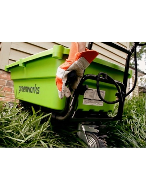 Тележка садовая самоходная 106 л G-MAX 40V GREENWORKS G40GC