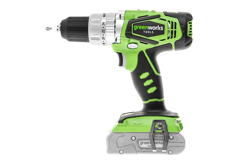 Дрель-шуруповерт ударная аккумуляторная 24V GREENWORKS G24CDK2X