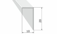 Угол арочный ПВХ Stella Белый 2700х10х20 мм  (упак. 50 шт.)