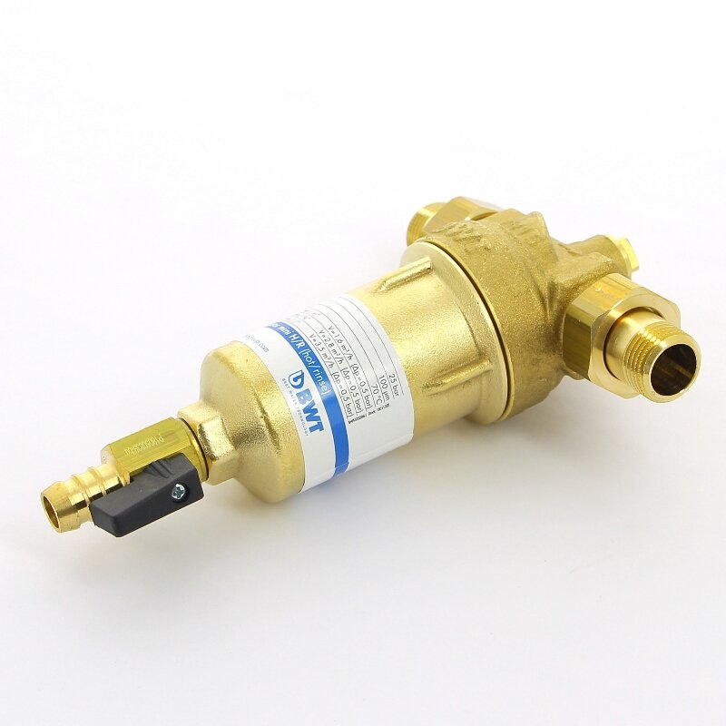 Фильтр промывной BWT Protector mini 1/2 100 мкм латунная колба