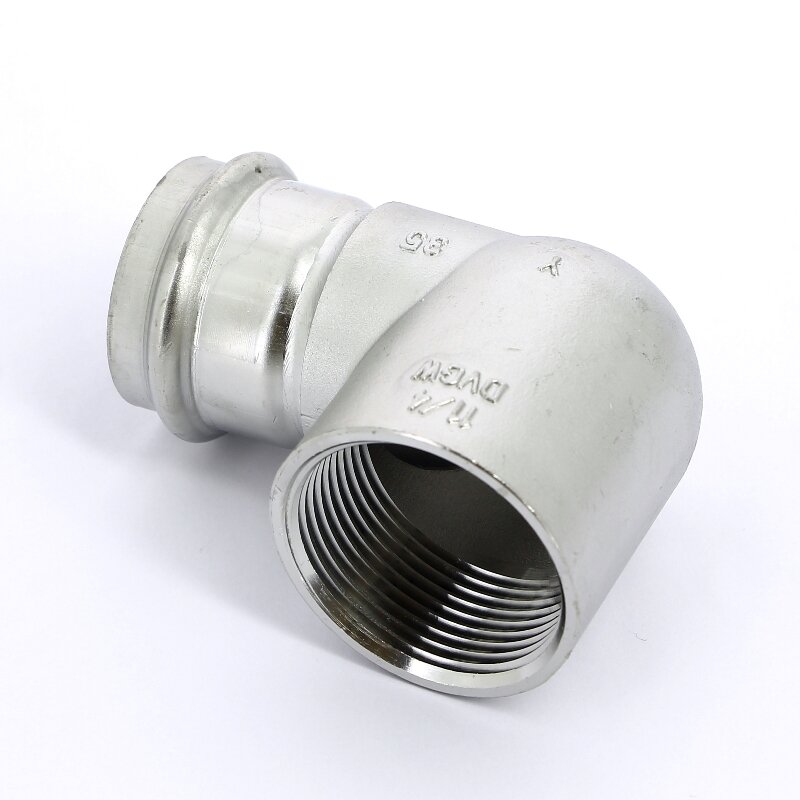 Угол пресс-В компактный нержавеющая сталь Sanpress Inox VIEGA 35x11/4