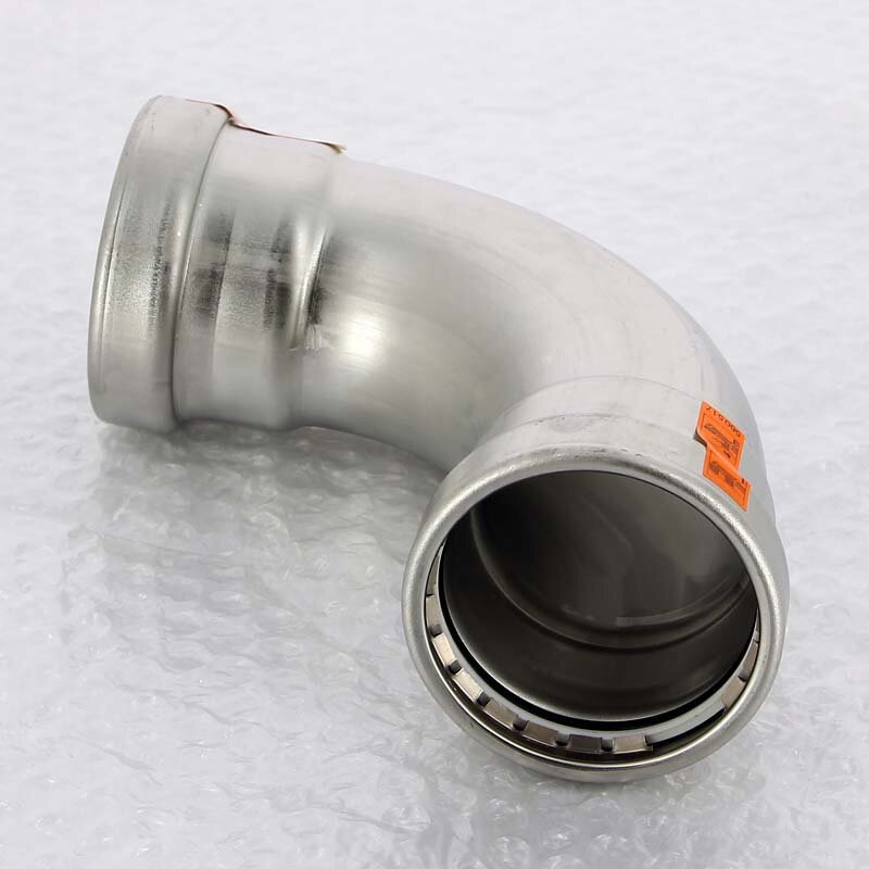 Угол пресс нержавеющая сталь Sanpress Inox VIEGA 64
