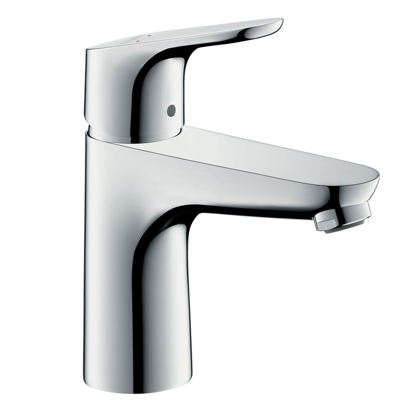 Смеситель для раковины HansGrohe HG Focus 100 однорычажный без сливного набора хром