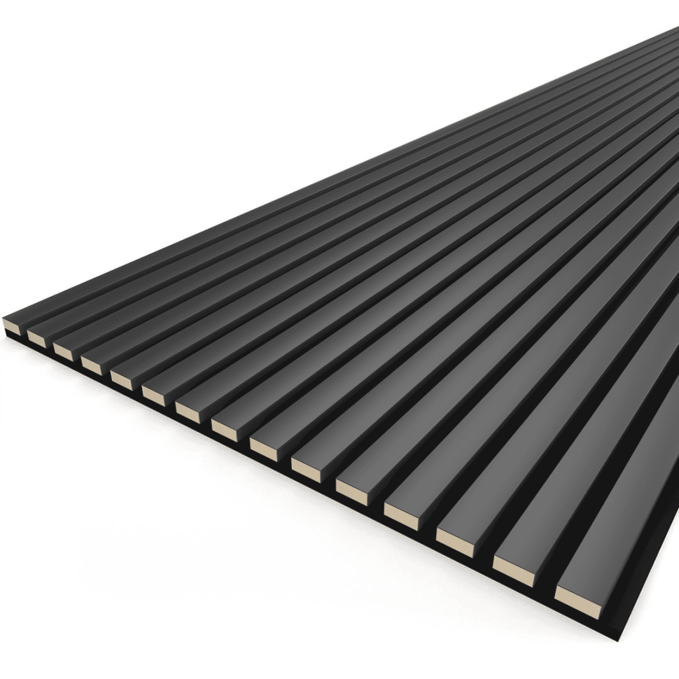 Панель МДФ Стеновая Акустическая Stella Trend De Luxe Black Lead 900х600х21 мм (1шт = 0,54м²)