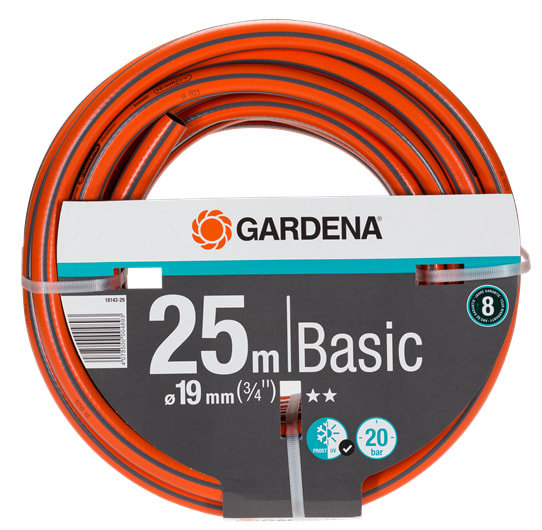 Шланг Gardena Basic 19 мм (3/4) 25 м