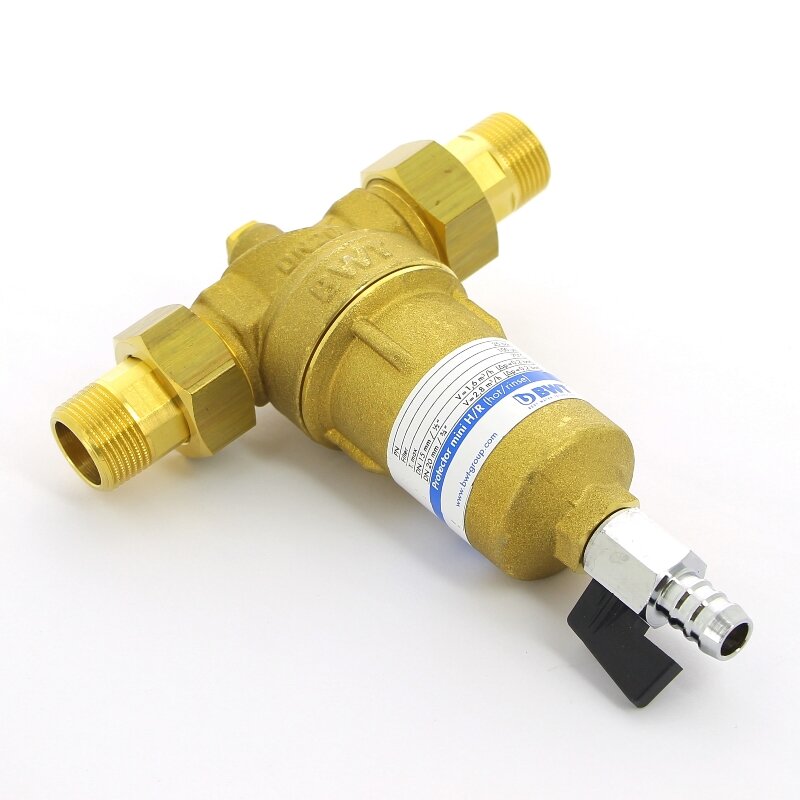 Фильтр промывной BWT Protector mini 3/4 100 мкм латунная колба